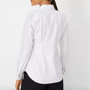Ann Taylor Perfect Shirt – Size 12 – Classic White – Like New